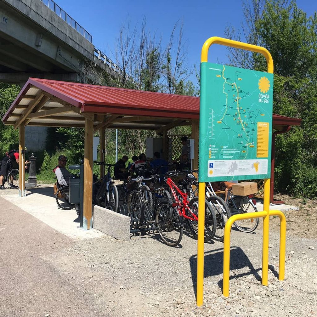 Percorso Bologna-Mirandola - ciclovia del sole